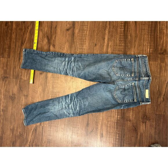 AG ED Denim Mari Crop High-Rise Straight Jeans, Sz 25R +, MSRP $215 - Picture 6 of 6
